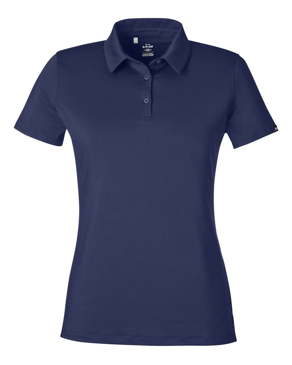 Women's Recycled Polo Midnight Navy/ White_3