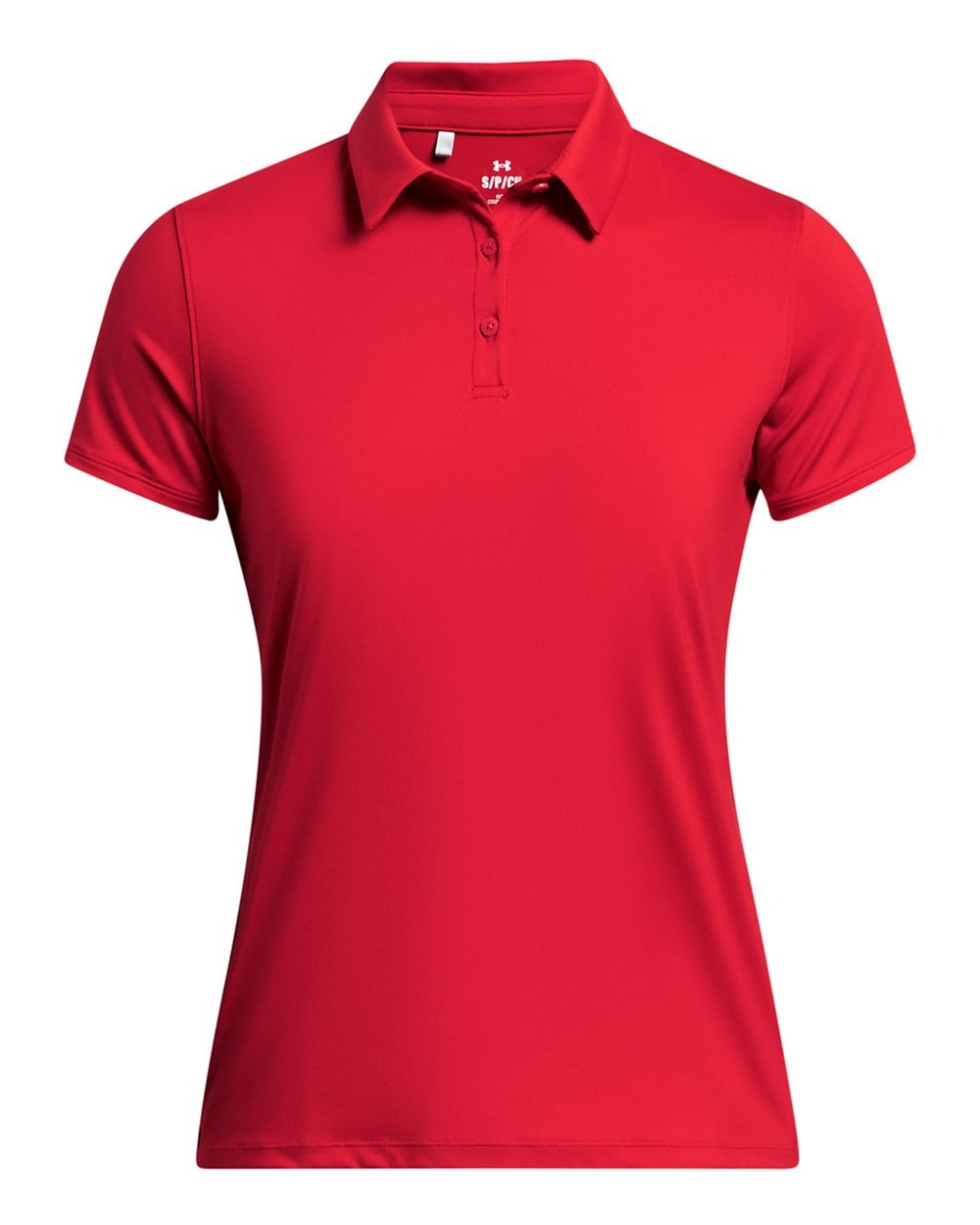 Women's Recycled Polo Red/ White_2