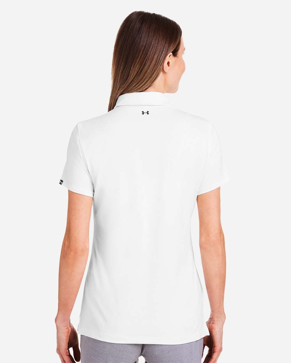 Women's Recycled Polo White/ White_2