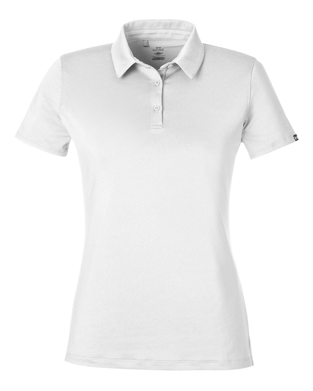 Women's Recycled Polo White/ White_3