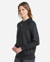 Women's Rival Fleece Crewneck Sweatshirt Black/ White_1