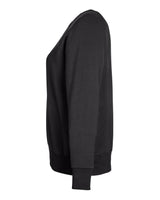 Women's Rival Fleece Crewneck Sweatshirt Black/ White_3