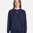 Women's Rival Fleece Crewneck Sweatshirt Midnight Navy/ White