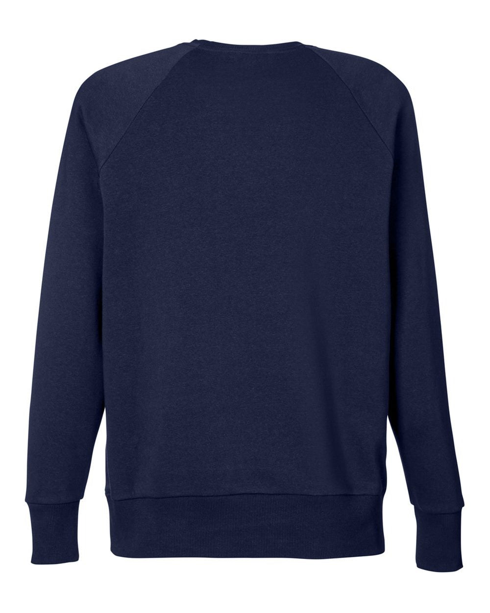 Women's Rival Fleece Crewneck Sweatshirt Midnight Navy/ White_5