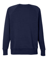 Women's Rival Fleece Crewneck Sweatshirt Midnight Navy/ White_5