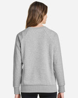 Women's Rival Fleece Crewneck Sweatshirt Mod Grey Light Heather/ White_2