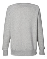 Women's Rival Fleece Crewneck Sweatshirt Mod Grey Light Heather/ White_5