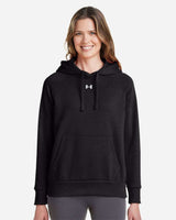 Women's Rival Fleece Hooded Sweatshirt Black/ White
