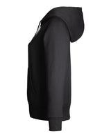 Women's Rival Fleece Hooded Sweatshirt Black/ White_4