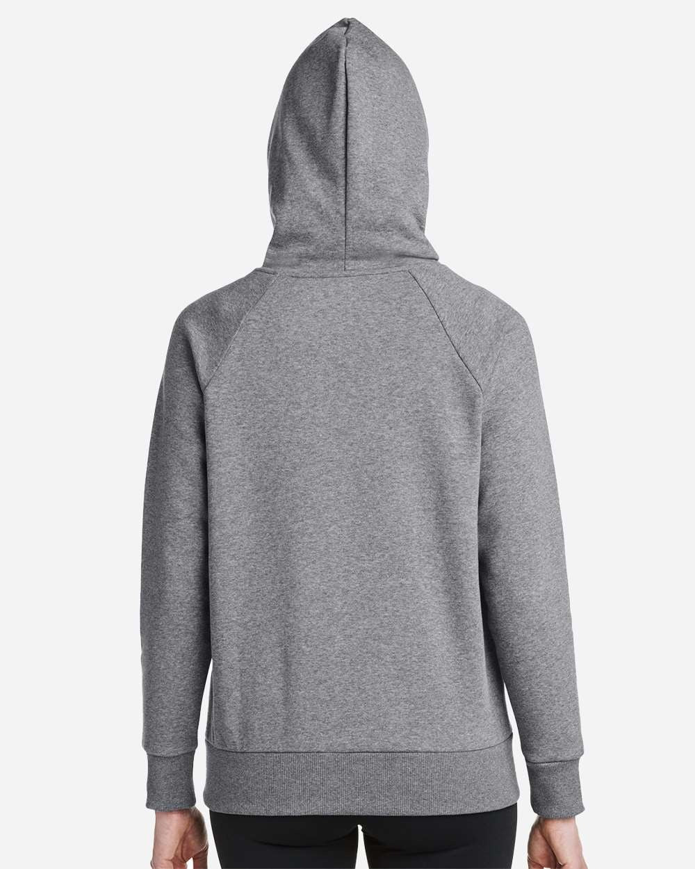 Women's Rival Fleece Hooded Sweatshirt Castlerock Grey Light Heather/ Black_2