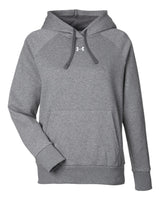 Women's Rival Fleece Hooded Sweatshirt Castlerock Grey Light Heather/ Black_3