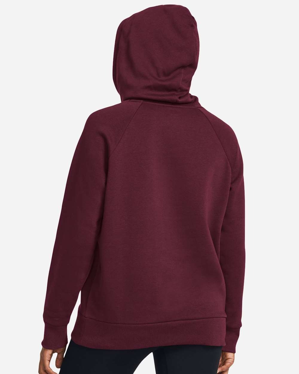 Women's Rival Fleece Hooded Sweatshirt Maroon/ White_1