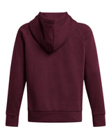 Women's Rival Fleece Hooded Sweatshirt Maroon/ White_3