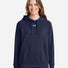 Women's Rival Fleece Hooded Sweatshirt Midnight Navy/ White