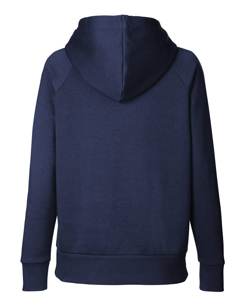 Women's Rival Fleece Hooded Sweatshirt Midnight Navy/ White_5