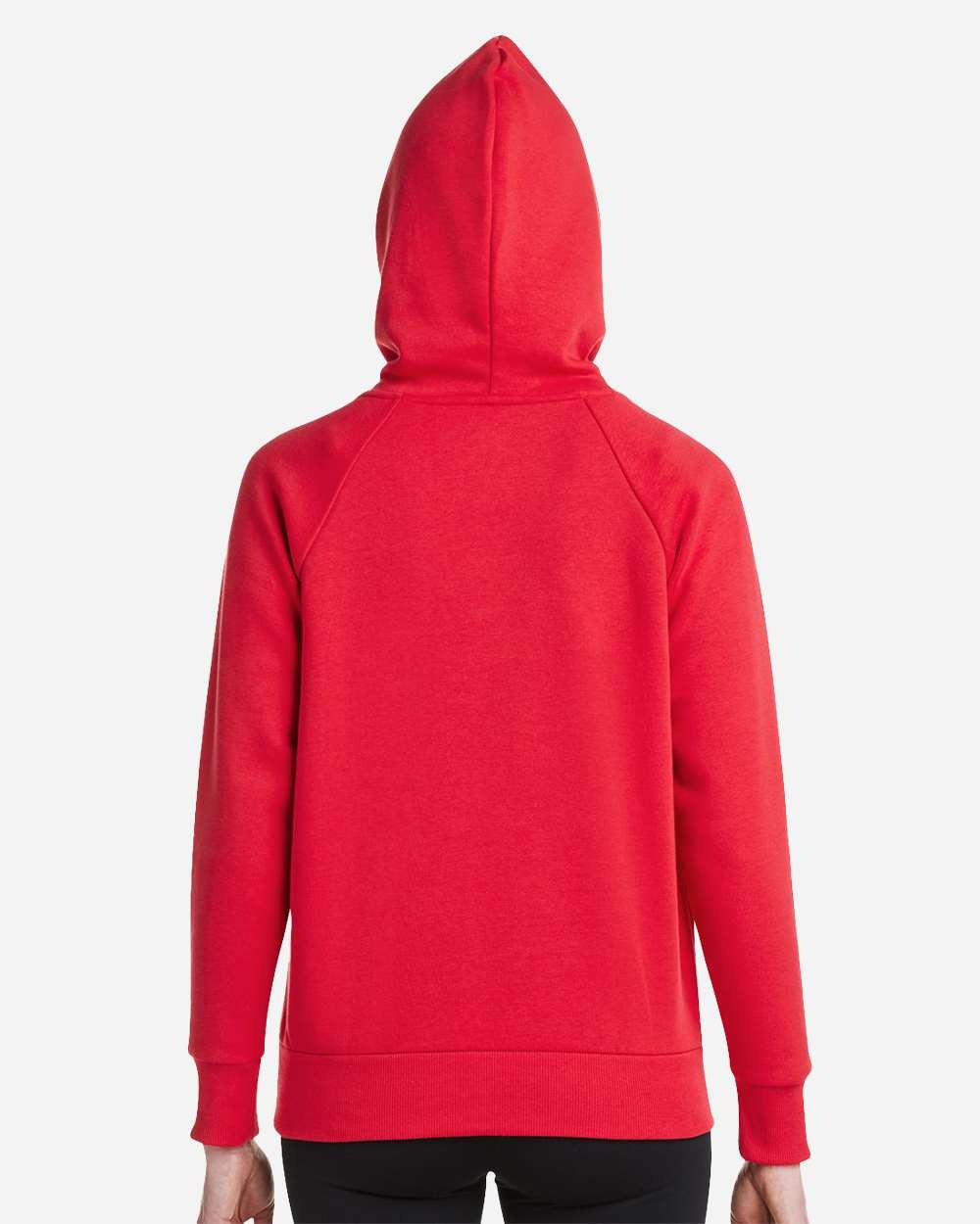 Women's Rival Fleece Hooded Sweatshirt Red/ White_2