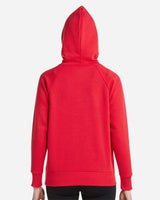 Women's Rival Fleece Hooded Sweatshirt Red/ White_2