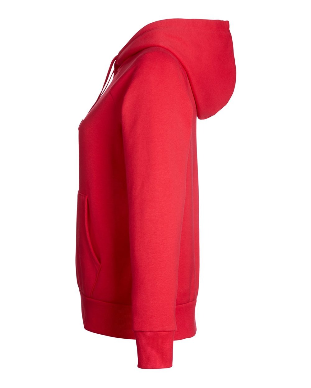 Women's Rival Fleece Hooded Sweatshirt Red/ White_4