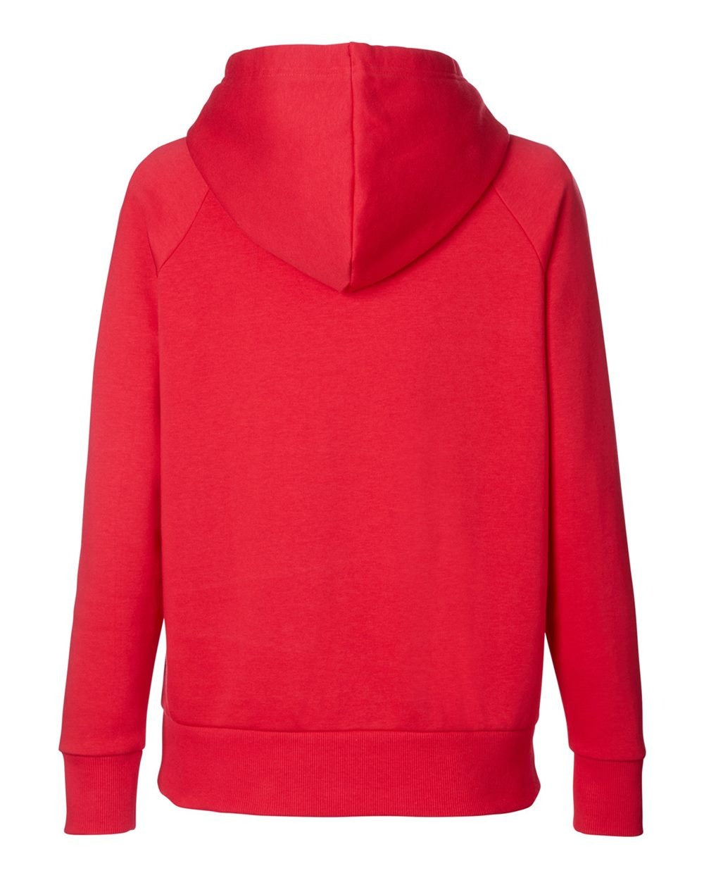 Women's Rival Fleece Hooded Sweatshirt Red/ White_5