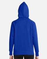 Women's Rival Fleece Hooded Sweatshirt Royal/ White_2