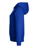 Women's Rival Fleece Hooded Sweatshirt Royal/ White_4