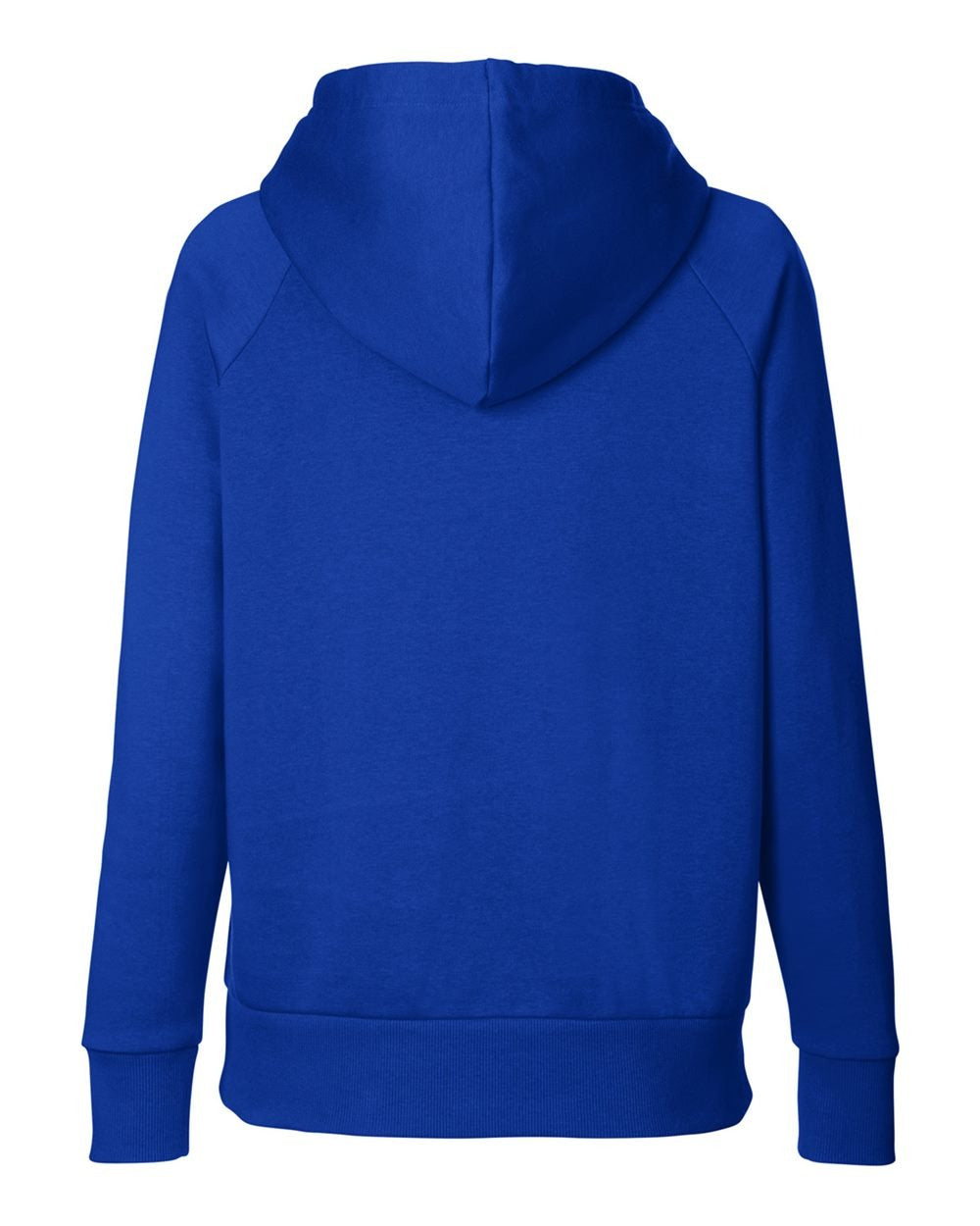 Women's Rival Fleece Hooded Sweatshirt Royal/ White_5