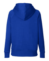 Women's Rival Fleece Hooded Sweatshirt Royal/ White_5