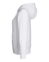 Women's Rival Fleece Hooded Sweatshirt White/ Black_4
