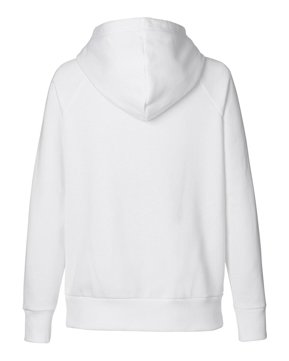 Women's Rival Fleece Hooded Sweatshirt White/ Black_5