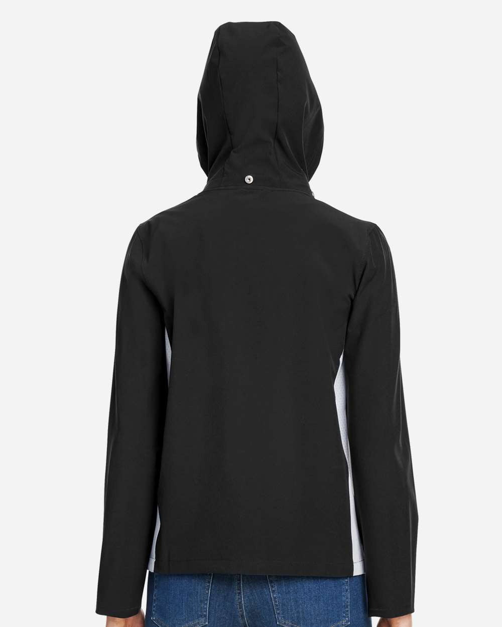 Women's Rival Stretch Jacket Black/ White/ White_2