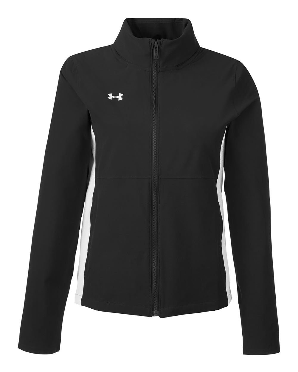 Women's Rival Stretch Jacket Black/ White/ White_3
