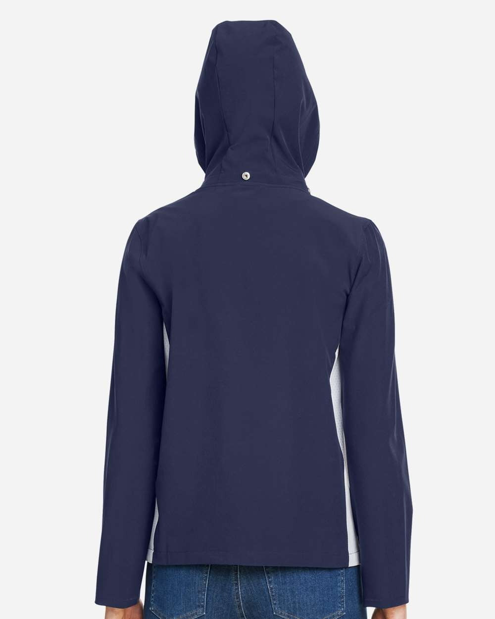 Women's Rival Stretch Jacket Midnight Navy/ White_2