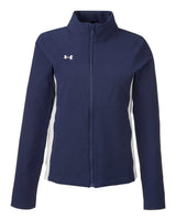 Women's Rival Stretch Jacket Midnight Navy/ White_3