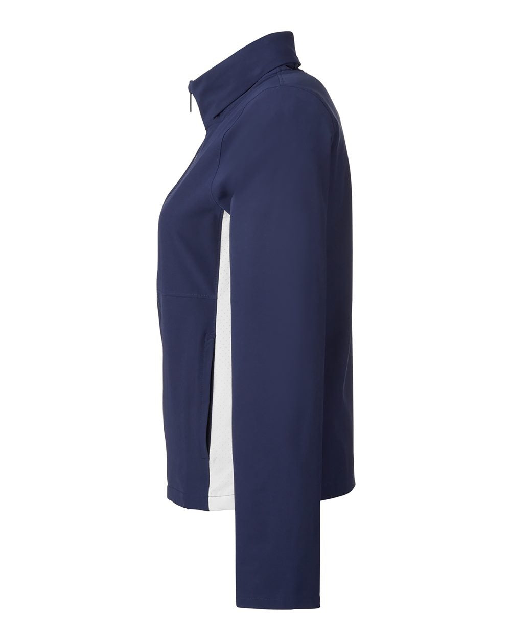 Women's Rival Stretch Jacket Midnight Navy/ White_4