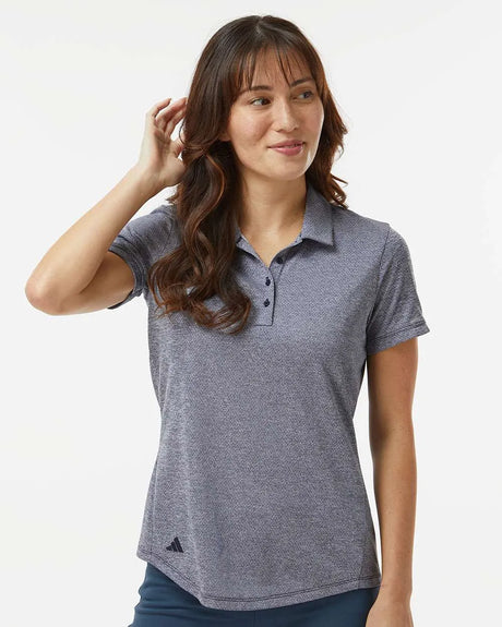 Women's Space Dyed Polo Collegiate Navy Melange
