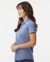 Women's Space Dyed Polo Collegiate Royal Melange_1