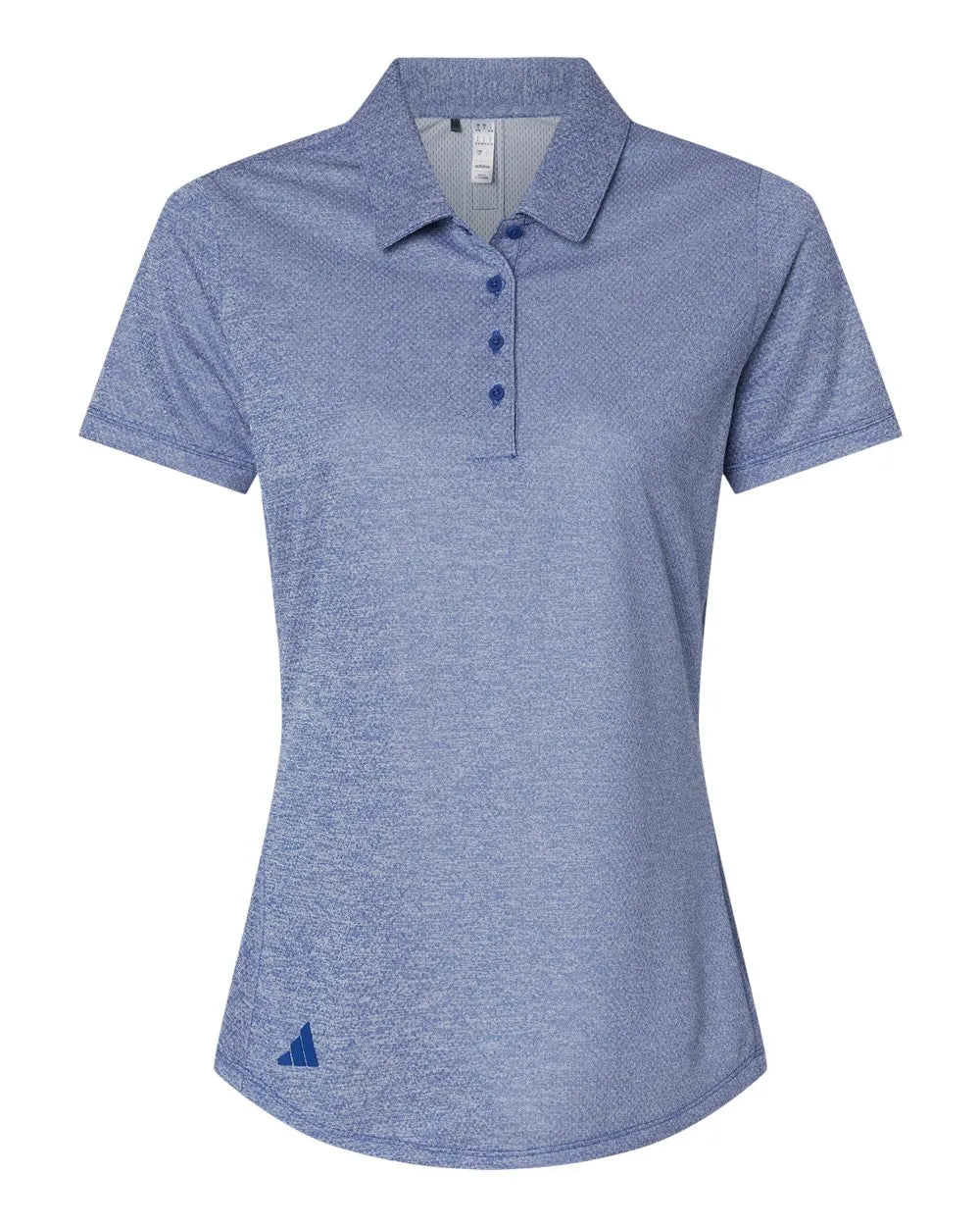 Women's Space Dyed Polo Collegiate Royal Melange_3