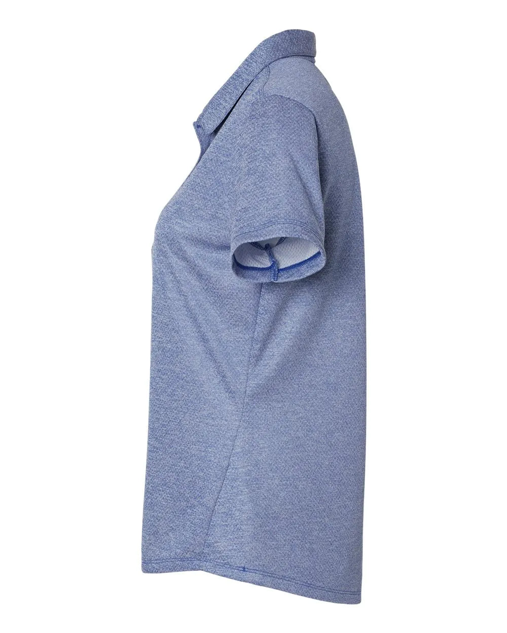 Women's Space Dyed Polo Collegiate Royal Melange_4