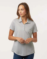Women's Space Dyed Polo grey one heather