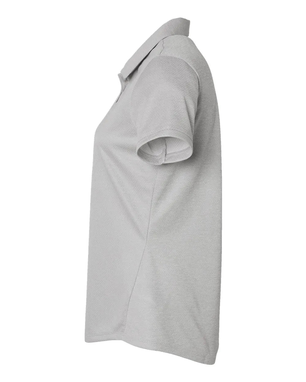 Women's Space Dyed Polo grey one heather_4
