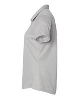 Women's Space Dyed Polo grey one heather_4