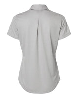 Women's Space Dyed Polo grey one heather_5
