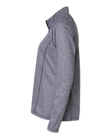 Women's Space Dyed Quarter-Zip Pullover collegiate navy melange_4