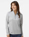 Women's Space Dyed Quarter-Zip Pullover grey one heather