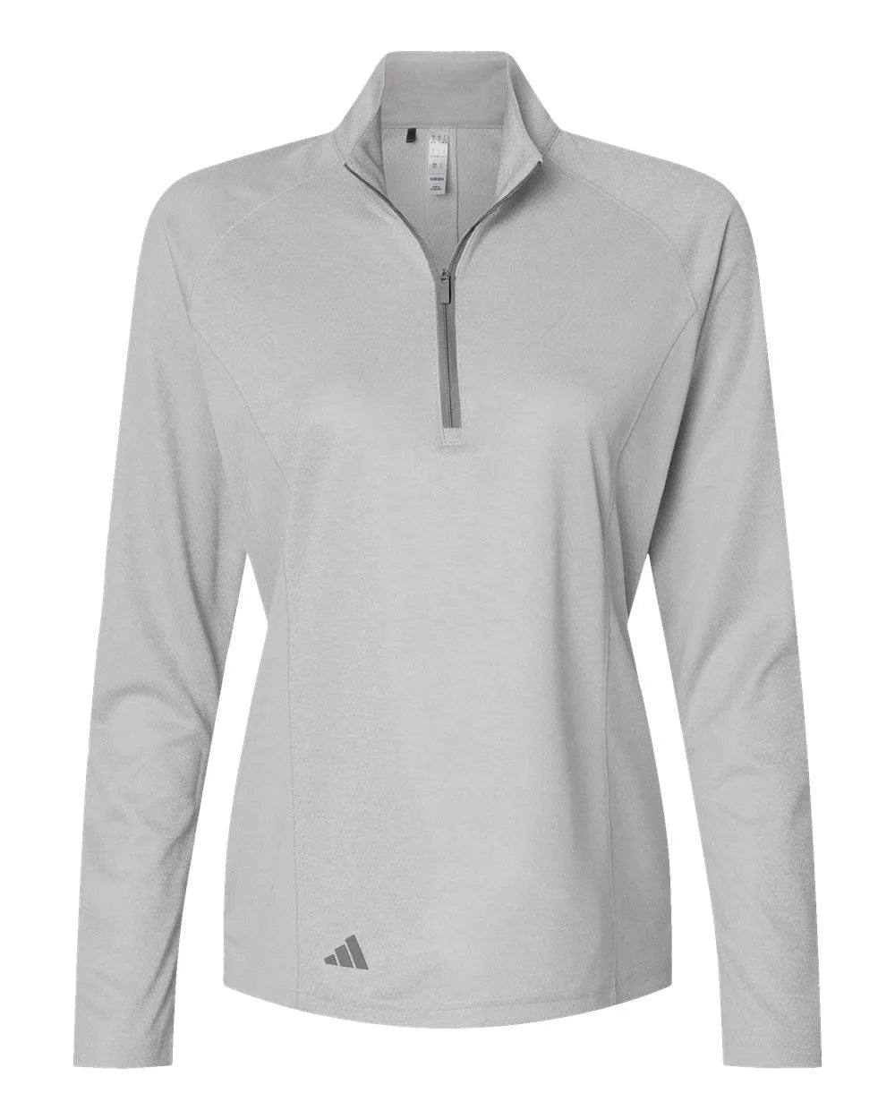 Women's Space Dyed Quarter-Zip Pullover grey one heather_3