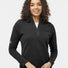 Women's Spacer Quarter-Zip Pullover black