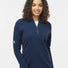 Women's Spacer Quarter-Zip Pullover collegiate navy