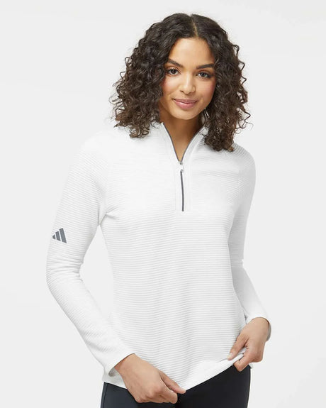 Women's Spacer Quarter-Zip Pullover core white