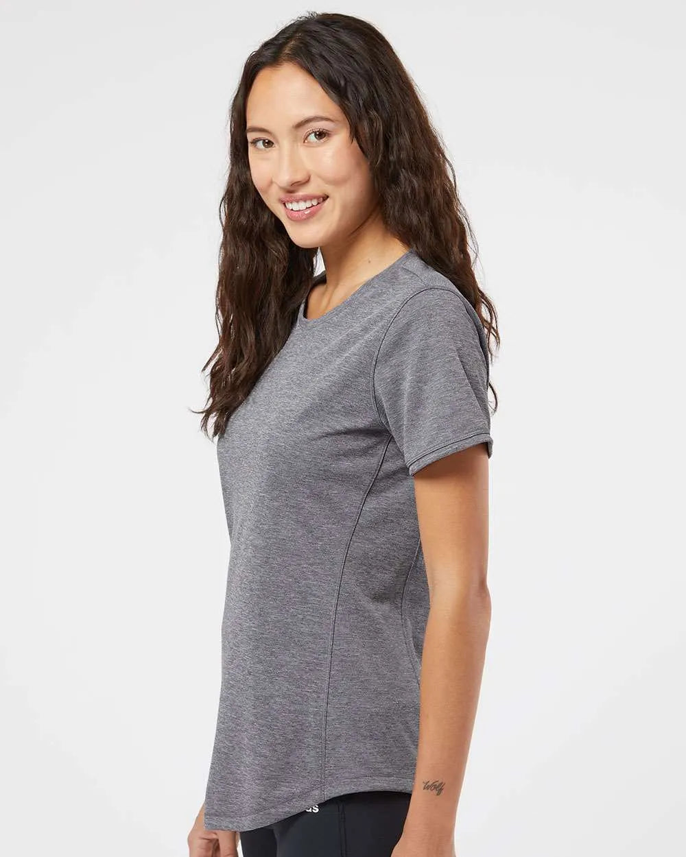 Women's Sport T-Shirt black heather_1