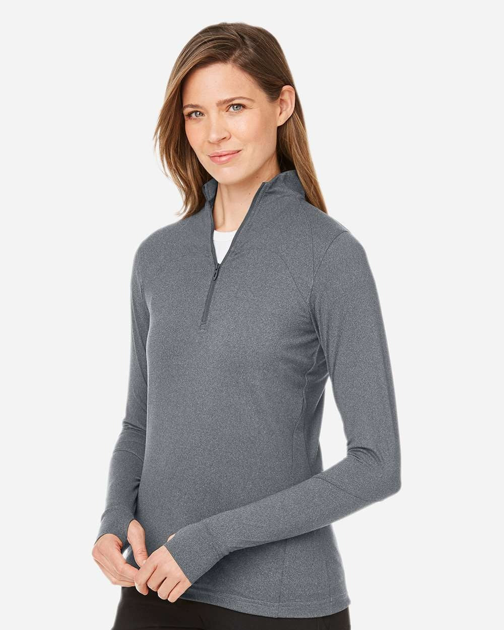 Women's Spyre Quarter-Zip Pullover Polar Frost_1